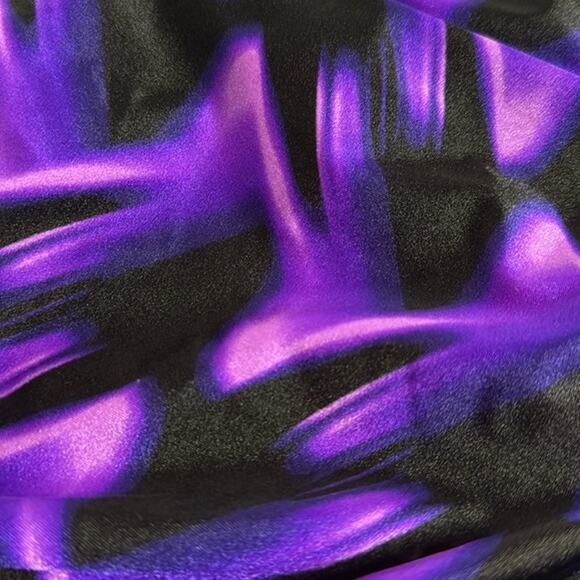 Women's Vintage 90's Purple Black SPEEDO One Piece Swimsuit Size 34 - Picture 3 of 7